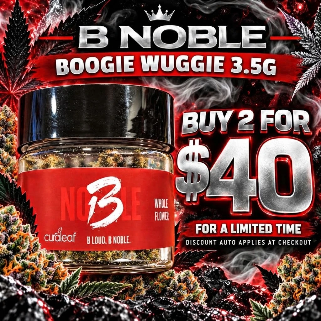 2 for $40 : 3.5g Boogie Wuggie – B Noble Mimosa 
