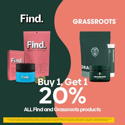 Find & Grassroots | B1G1 20% off
