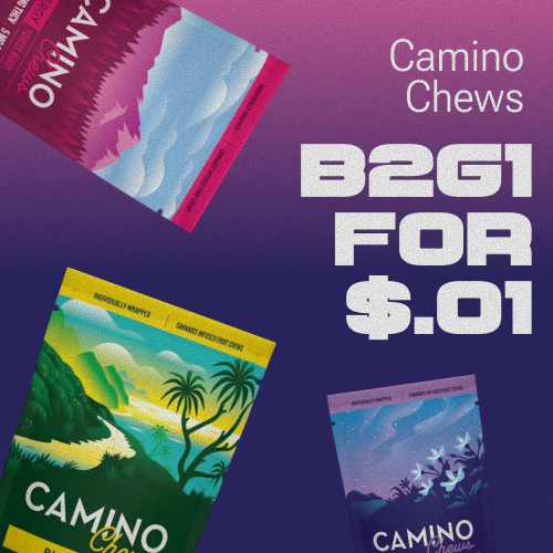 Camino | Buy (2) Chews Get (1) for a Penny!
