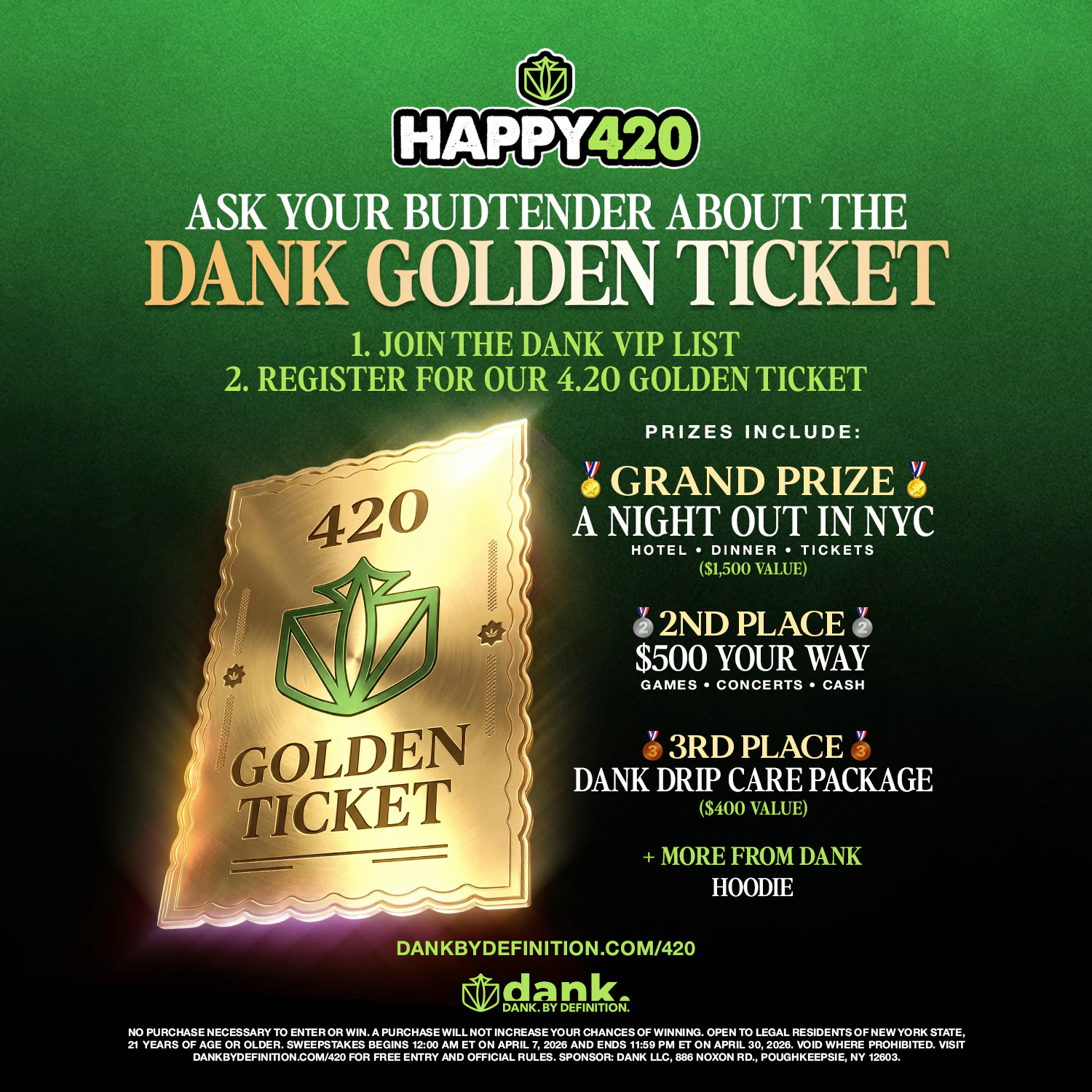 Dank | B1G1 for a Penny!