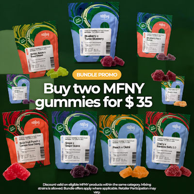 MFNY | Bundle any 2 Live Resin Gummies for only $35