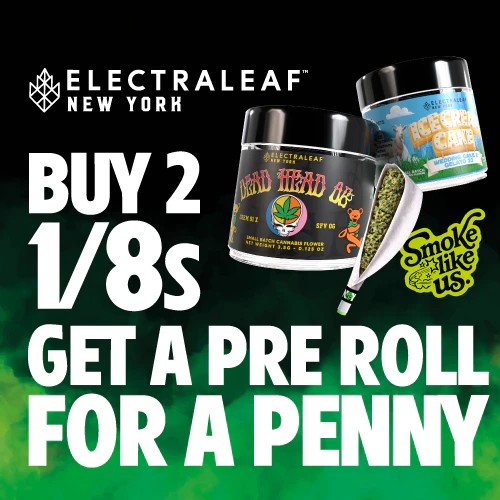 Electraleaf | Buy (2) Eighths Get (1) Preroll for a Penny