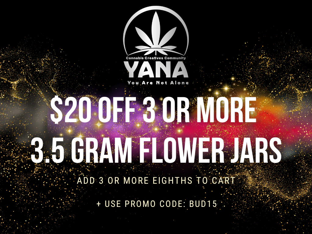 $20 OFF 3 or more Eighths (3.5g Jars)