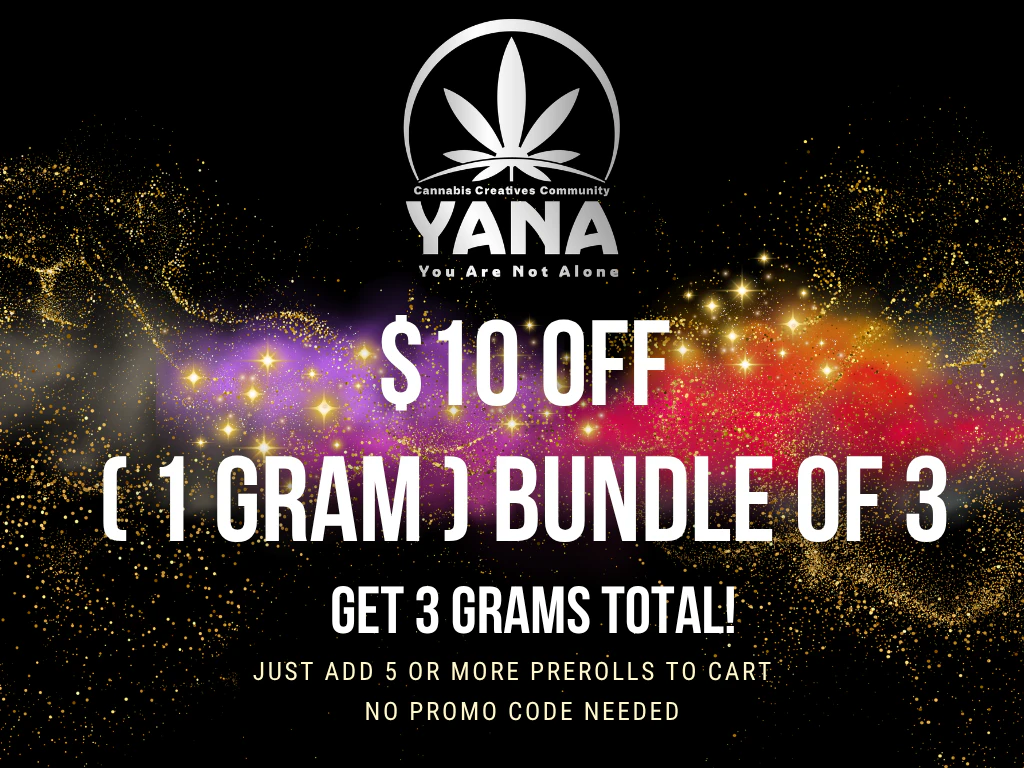 $10 OFF 3 Gram Bundles of 1g Bags